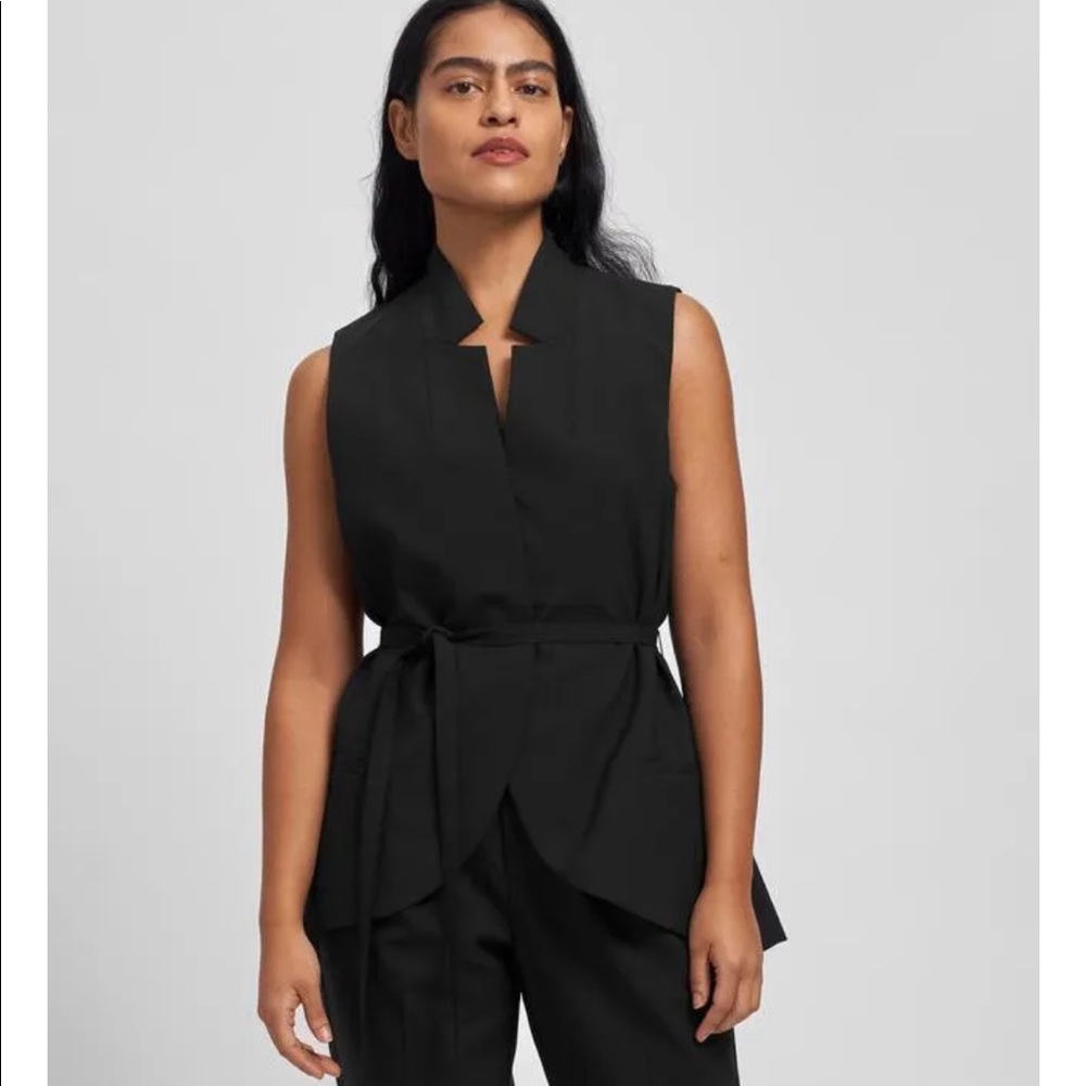 Universal Standard Jenny Wool Sleeveless Jacket M